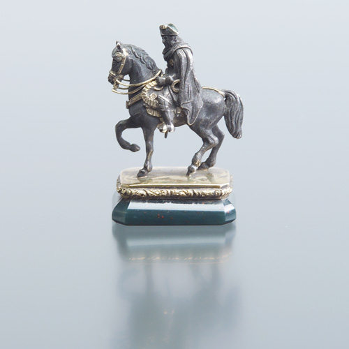 Appraisal: TH C Object of vertu miniature figure of Napoleon on