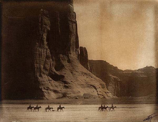 Appraisal: Edward S Curtis American - Canyon de Chelley Arizona Navaho