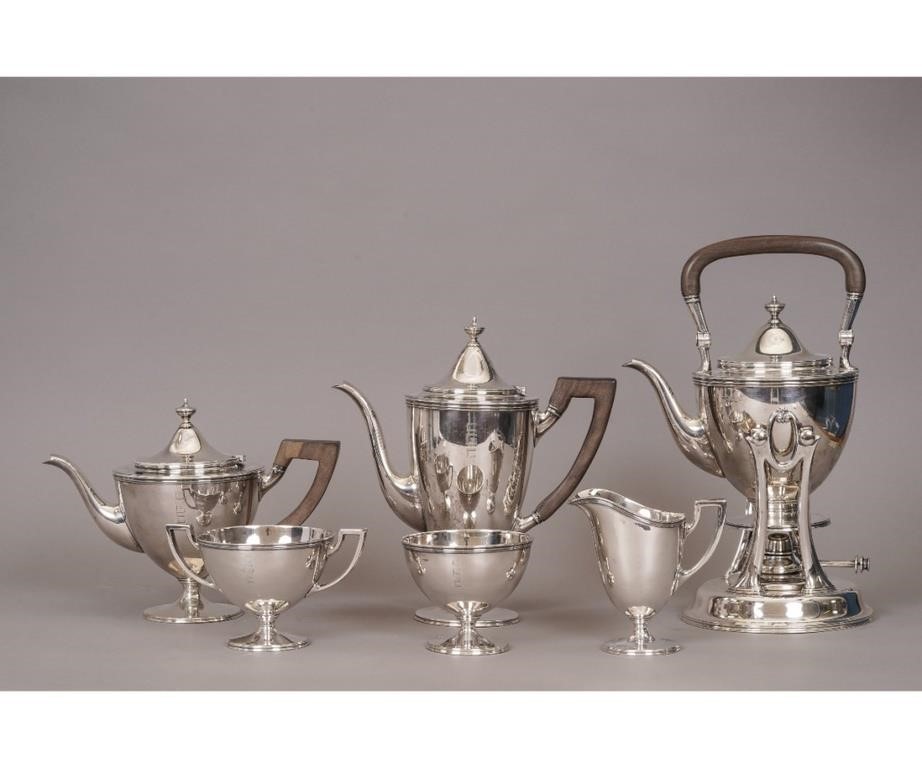 Appraisal: Tiffany Co sterling silver six piece tea service to include