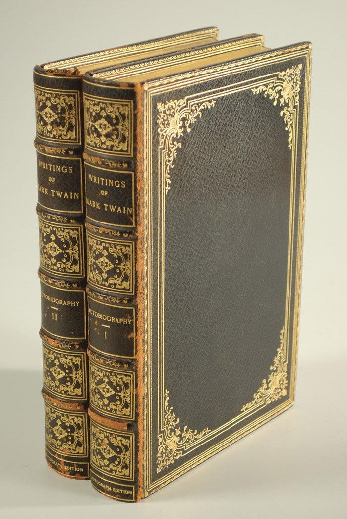 Appraisal: MARK TWAIN'S AUTOBIOGRAPHY Samuel L Clemens volume set first edition