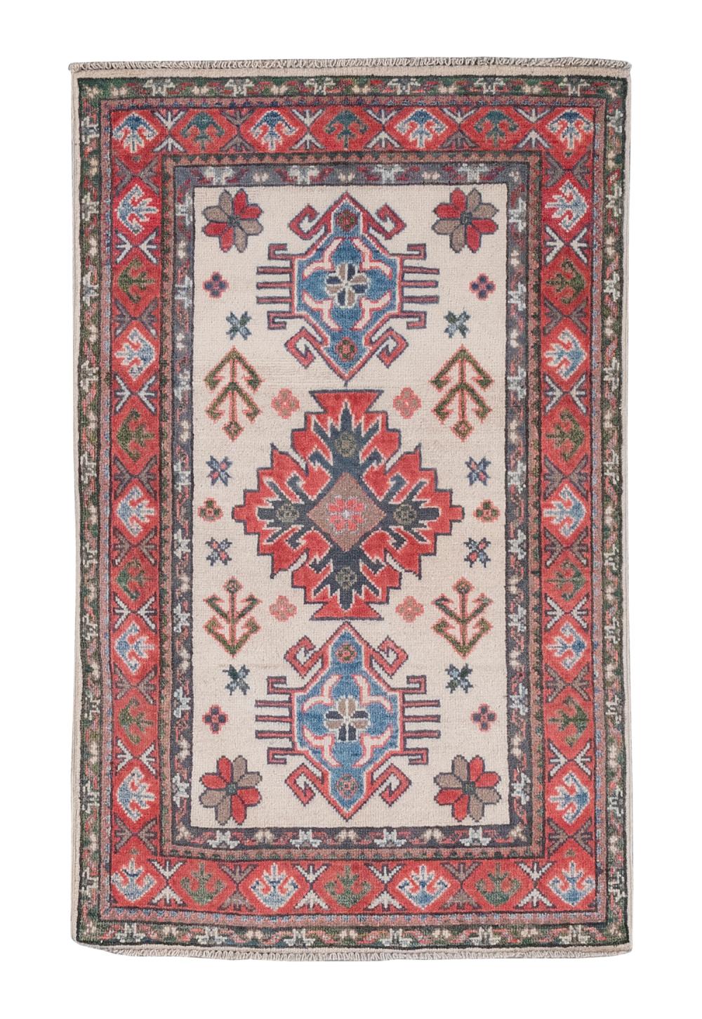 Appraisal: KAZAK DESIGN RUG X ST CENTURYKAZAK DESIGN RUG ' X