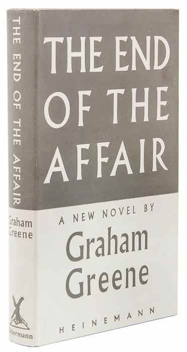 Appraisal: Greene Graham The End of the Affair first edition original