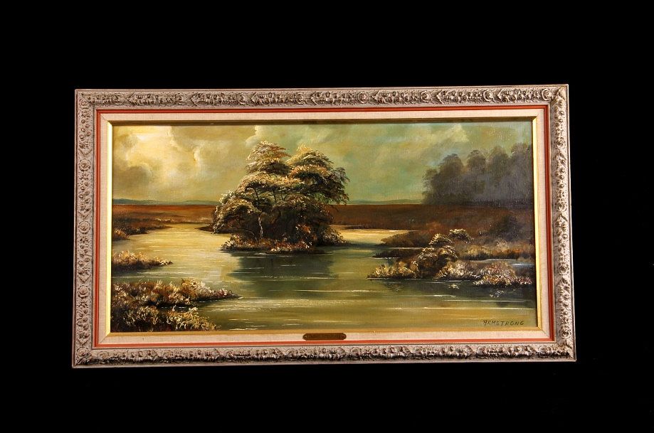 Appraisal: Original James Armstrong Framed Oil on Canvas For your consideration