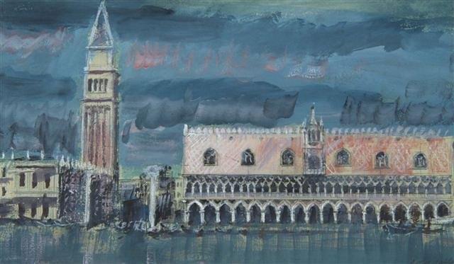 Appraisal: JAMES MILLER - - View of the Doges' Palace and