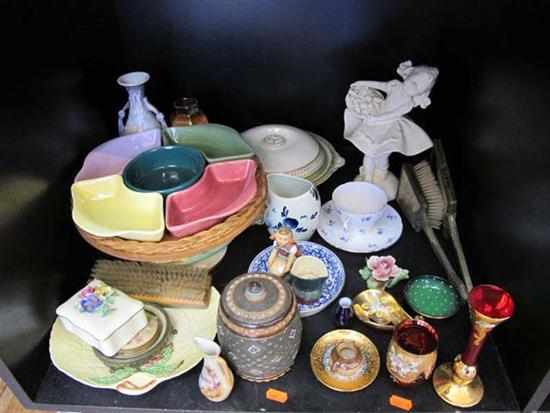 Appraisal: ONE SHELF OF ASSORTED CHINA INCLUDING DOULTON CARLTON WARE ROYAL