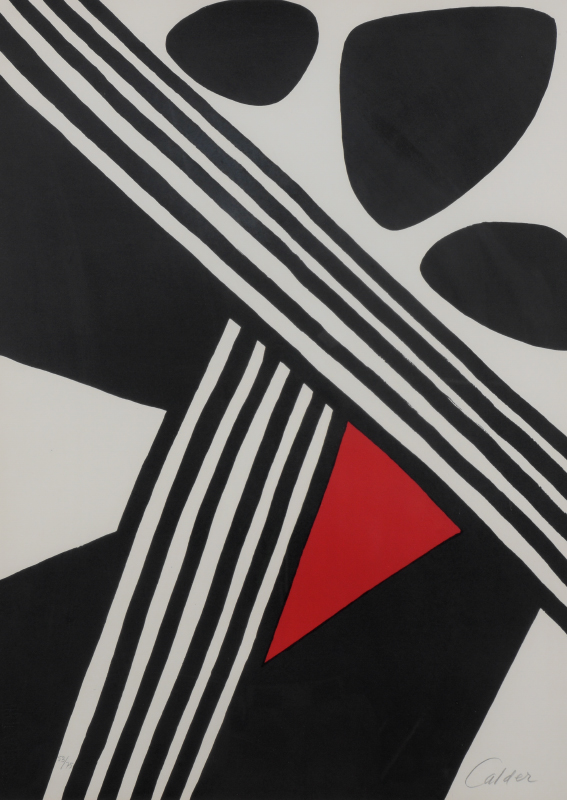 Appraisal: CALDER Alexander American - ''Encore de L'Acier'' Lithograph sight size