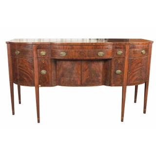 Appraisal: Federal Inlaid Mahogany Sideboard New York ca New York Federal