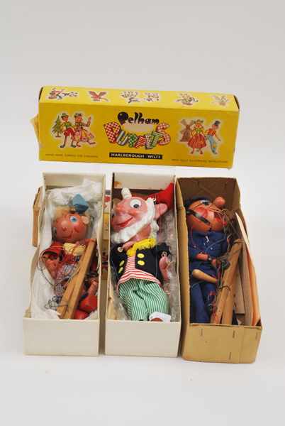 Appraisal: THREE PELHAM PUPPETS NODDY RELATED INCLUDING NODDY BIG EARS AND