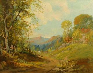 Appraisal: Painting Samuel Tilden Daken Samuel Tilden Daken American - Scene