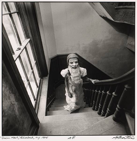 Appraisal: n a Arthur Tress American born Girl in Mask Rhinebeck