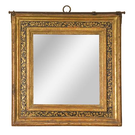 Appraisal: Italian Painted and Gilt-Wood Mirror Estimate nbsp nbsp nbsp -