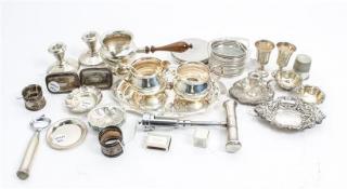 Appraisal: A Collection of Silver Table Articles various countries and makers