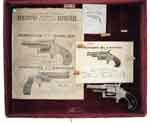 Appraisal: REMINGTON REVOLVER WITH DISPLAY CASE Cal RF SN Nickel finish