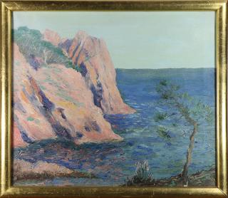 Appraisal: Painting Leon Volkman Leon Volkman American th century Point Lobos