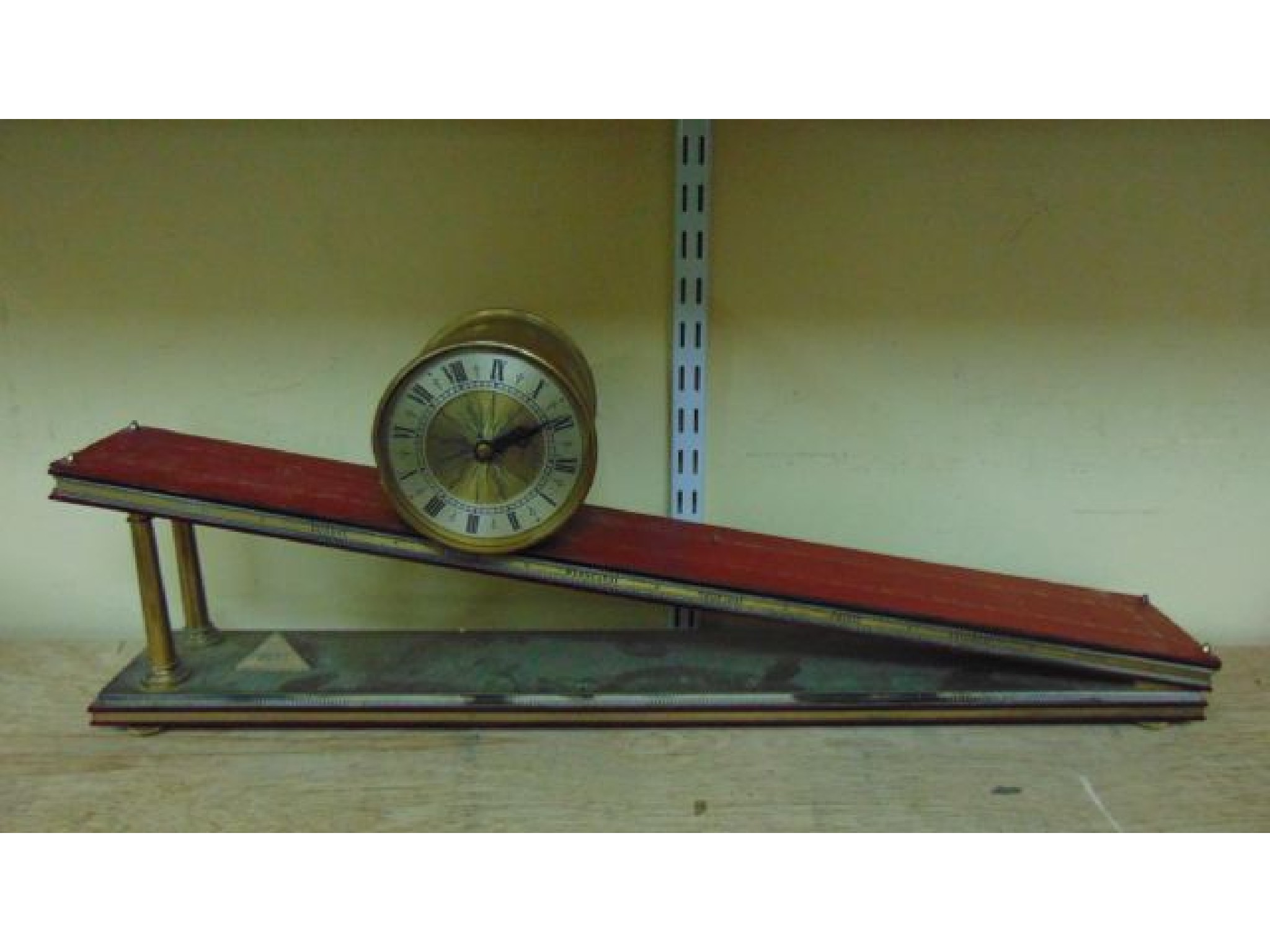 Appraisal: A Dent Limited Edition inclined plane clock rolling drum clock