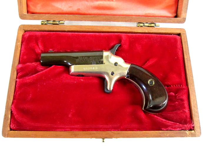 Appraisal: COLT FOURTH MODEL SINGLE SHOT DERRINGER short caliber barrel gold