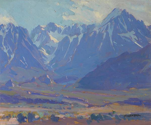 Appraisal: Orrin A White American - High Sierras signed 'Orrin A