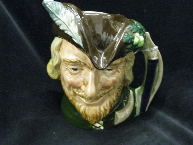 Appraisal: Royal Doulton Character Mug Robin Hood D- hat with feather