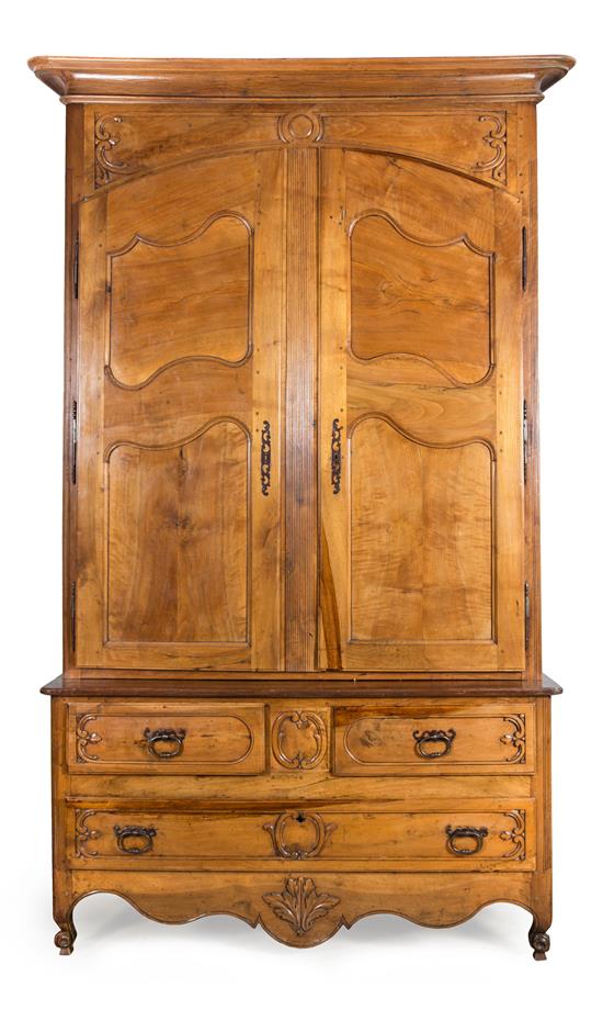 Appraisal: Sale Lot A French Provincial Carved Fruitwood Pantalooniere th century