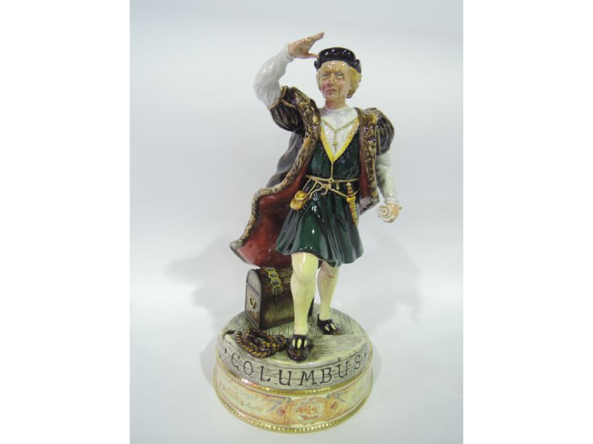 Appraisal: A Royal Doulton limited edition figure of Christopher Columbus HN