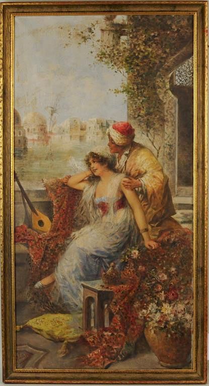 Appraisal: Possibly Pietro Lari Reverie O C Possibly Pietro Lari Italian