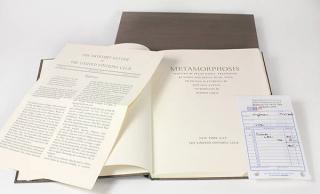 Appraisal: Limited edition cased copy of Franz Kafka's Metamorphosis Published by