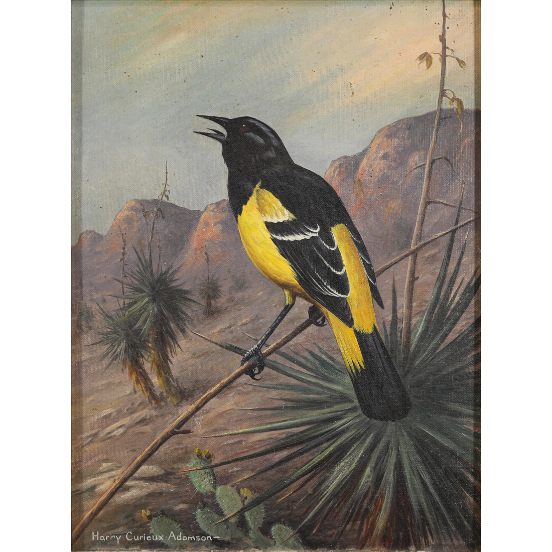 Appraisal: PAINTING HARRY CURIEUX ADAMSON Harry Curieux Adamson American - Oriole