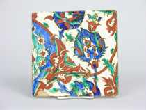 Appraisal: Iznik Tile ca late th early th century This tile