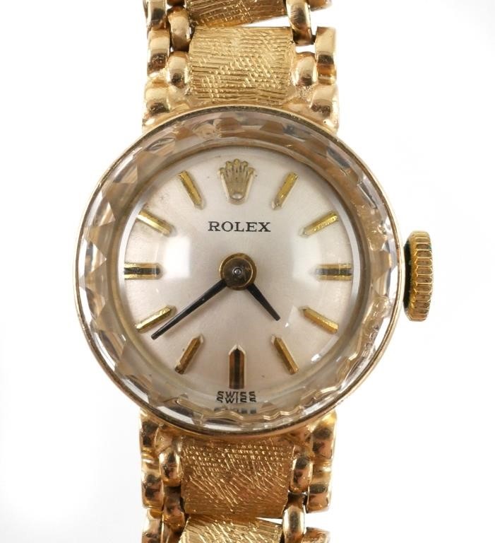 Appraisal: Early-mid th century Rolex ladies wristwatch in k yellow gold