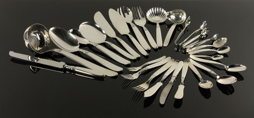 Appraisal: - Buccellati Sterling Flatware Service Anacapri Pattern Extensive set of