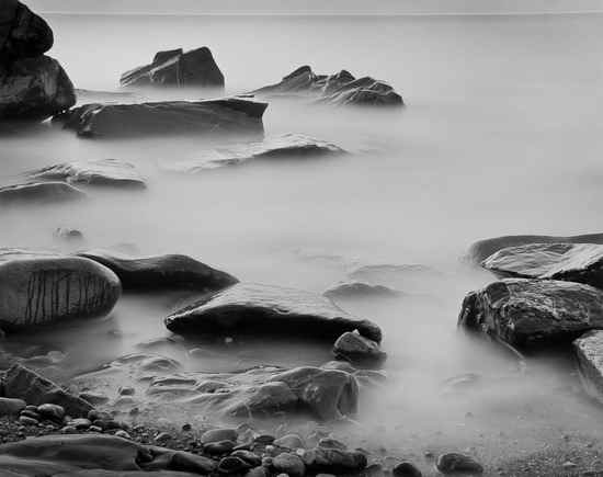 Appraisal: John Blakemore b Rocks Tide Friog Wales Selenium toned gelatin