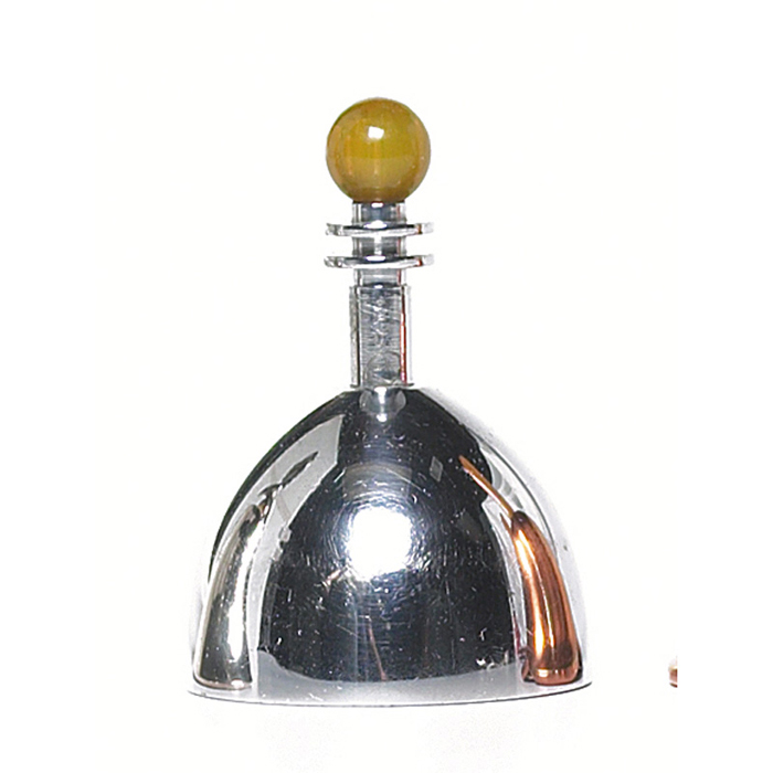 Appraisal: Chase bell chrome green Bakelite knob atop finial original finish