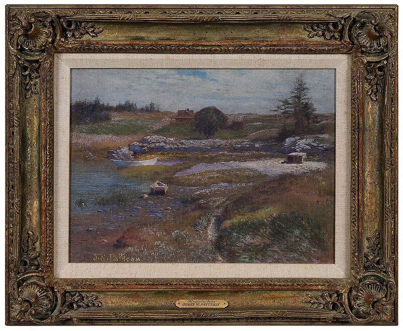 Appraisal: James W Pattison American - Gloucester Marsh signed lower left