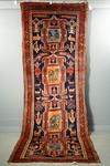 Appraisal: RUNNER - ' x ' - Oriental figural runner with