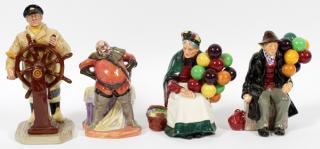 Appraisal: ROYAL DOULTON PORCELAIN FIGURES FOUR ROYAL DOULTON PORCELAIN FIGURES FOUR