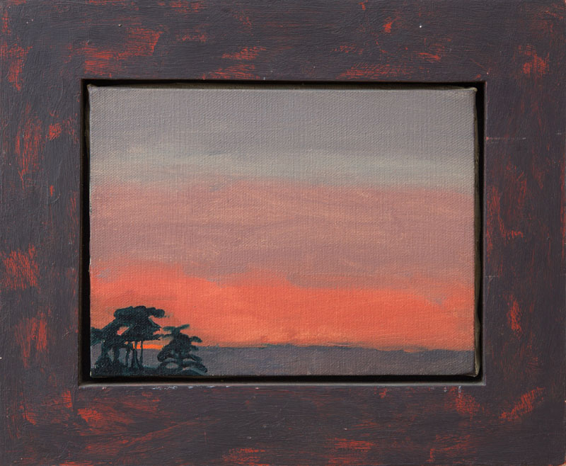 Appraisal: GRAHAM NICKSON b ROMAN SUNSET Oil on canvas signed 'Graham