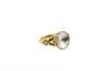 Appraisal: LADY'S RING - Ca K yellow gold handmade ring set