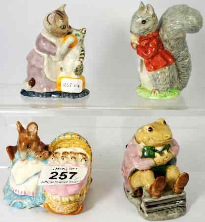 Appraisal: Beswick Beatrix Potter Mr Jackson Hunca Munca Timmy Tiptoes and