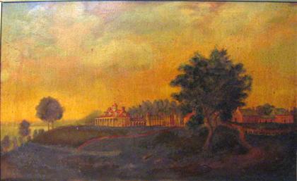 Appraisal: American School th century two views of mt vernon