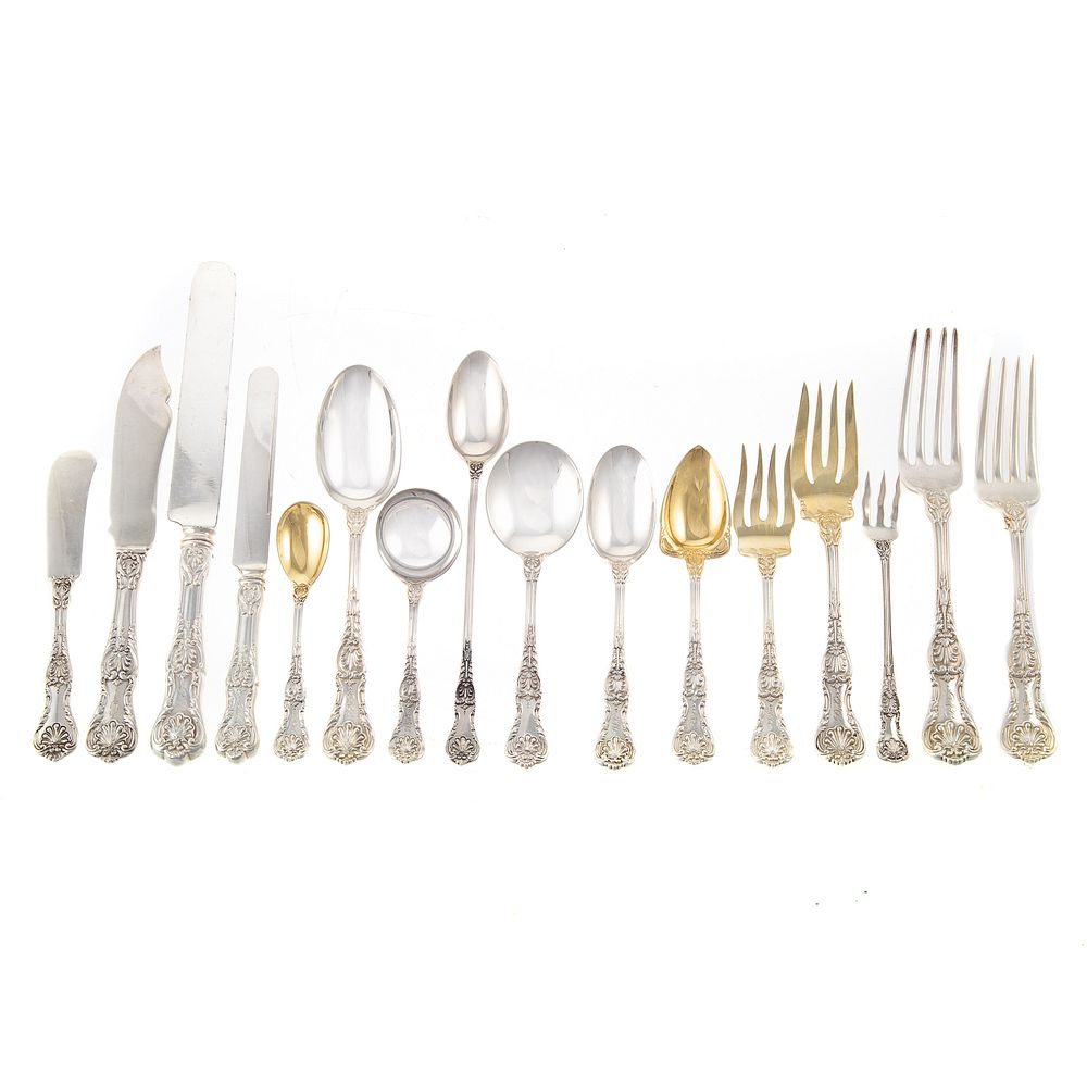 Appraisal: Gorham Sterling King George Flatware Service Service for six including