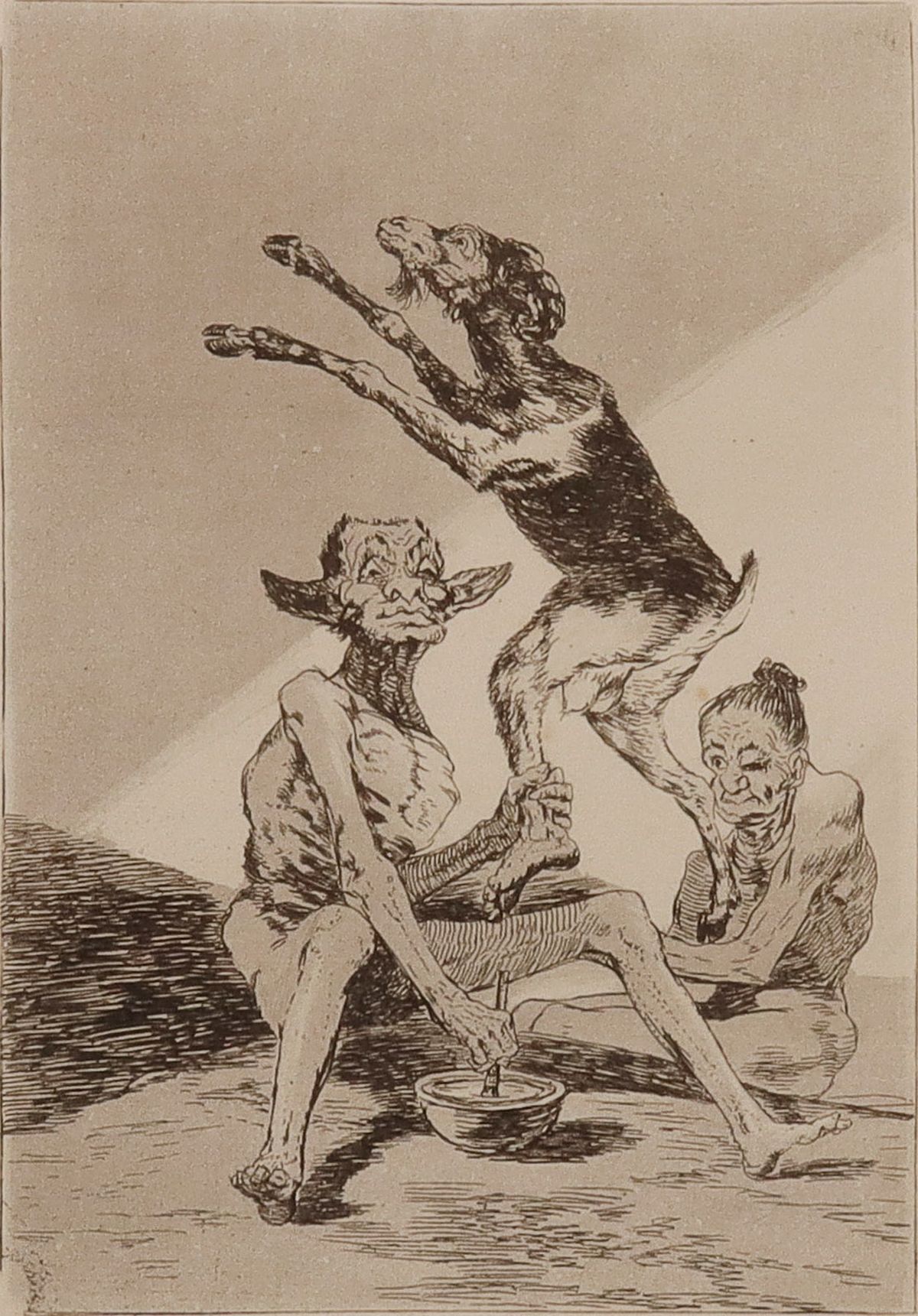 Appraisal: FRANCISO GOYA ETCHING - CIRCA Francisco Jos De Goya Spain