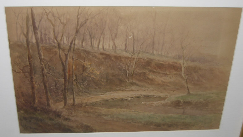 Appraisal: AMERICAN SCHOOL EARLY TH CENTURY CLIFTON HEIGHTS April watercolor on