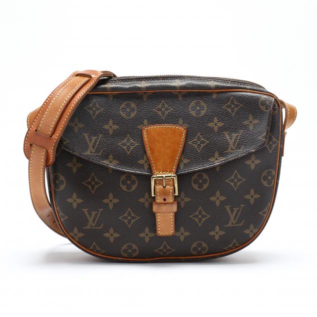 Appraisal: VINTAGE MONOGRAM CANVAS SHOULDER BAG JEUNE FILLE MM LOUIS VUITTON