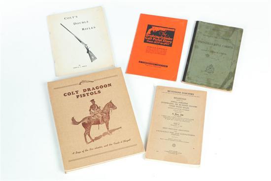 Appraisal: GROUP OF BOOKS RELATING TO FIREARMS Colt's Double Rifles Rules