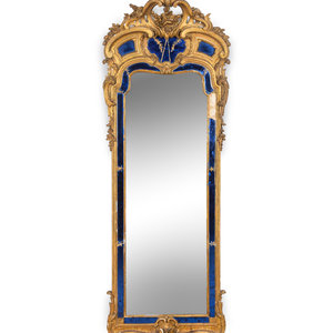 Appraisal: A Continental Rococo Style Giltwood Pier Mirror Possibly Venetian th