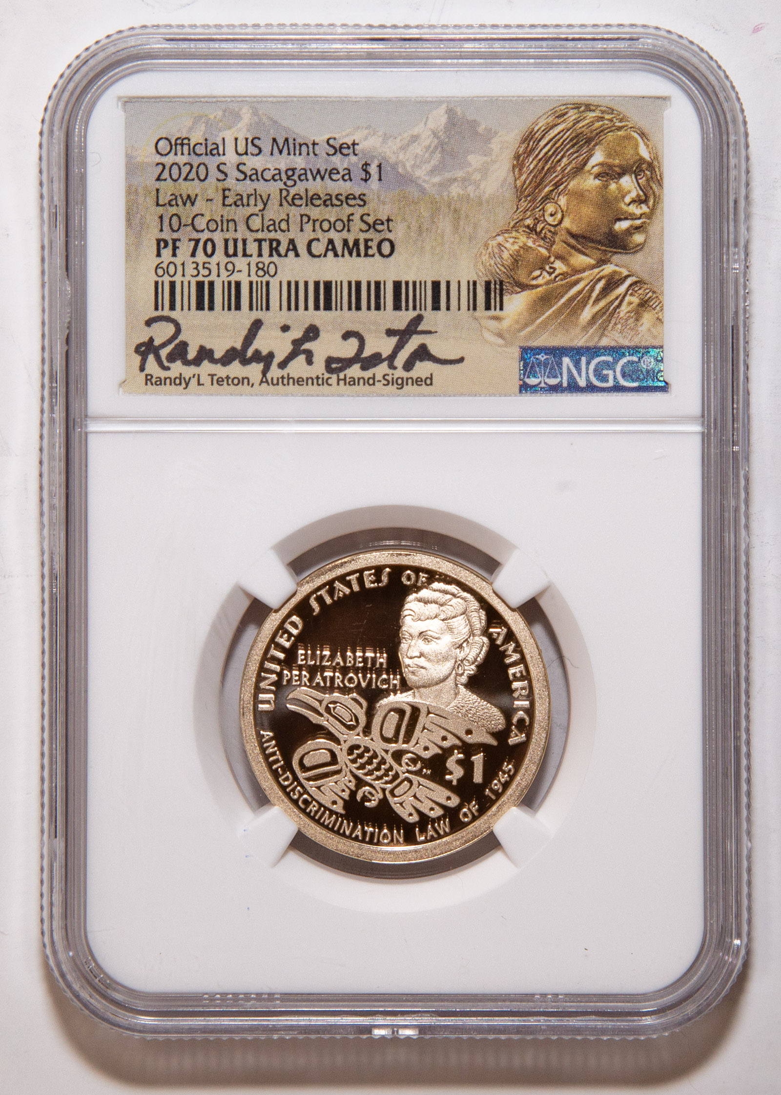 Appraisal: -S SACAGAWEA EARLY RELEASE NGC PF ULTRA -S Sacagawea Early