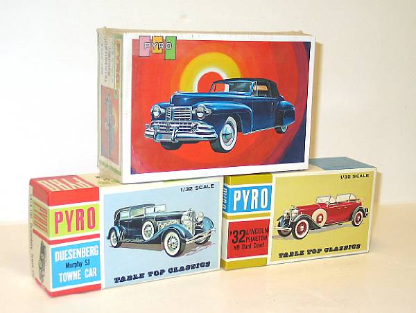 Appraisal: Pyro model kits Lot of th and nd scale boxed