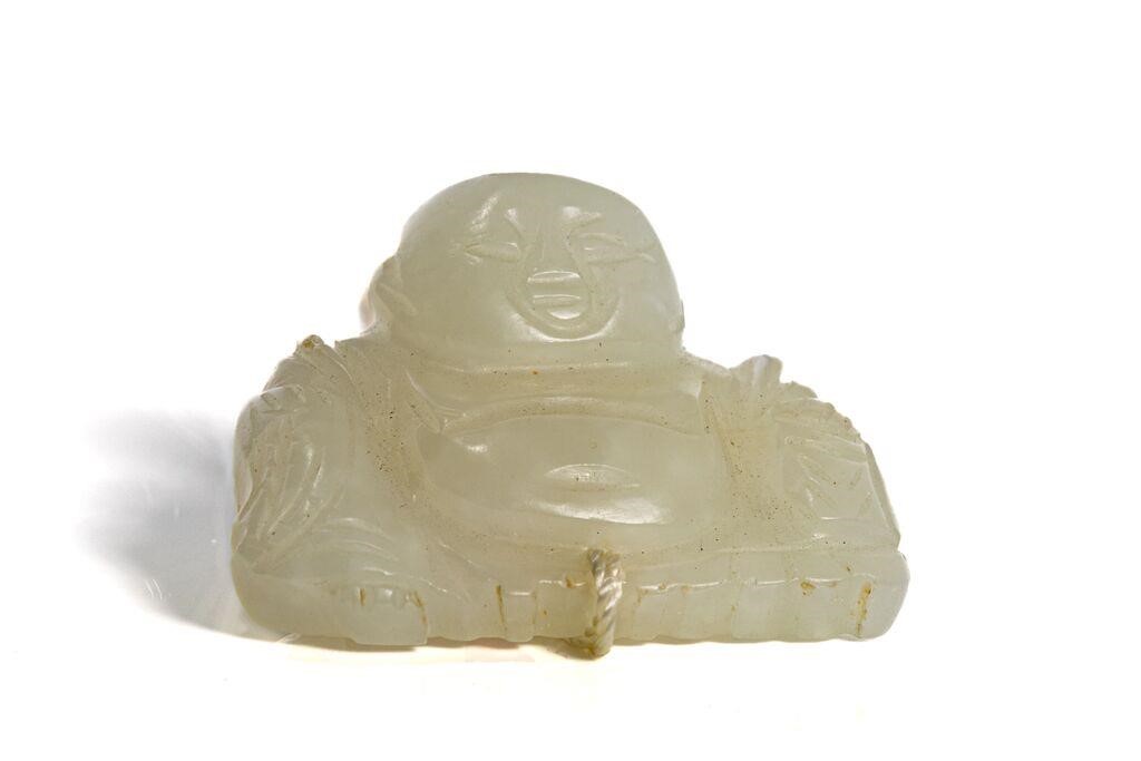 Appraisal: Chinese possibly Ming dynasty Small piece of white jade carved