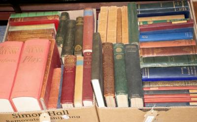 Appraisal: Four boxes of books approximately volumes