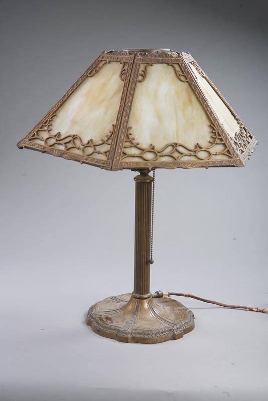 Appraisal: TABLE LAMP Signed on the base M L Miller Lamp